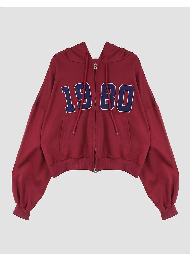 正韓1980連帽寬鬆版外套