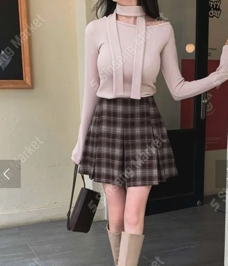 正韓加絨圍巾套裝