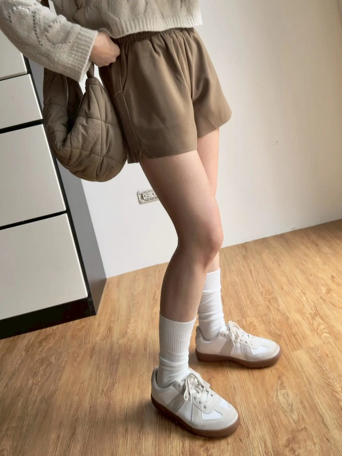 呢料短褲（有口袋）