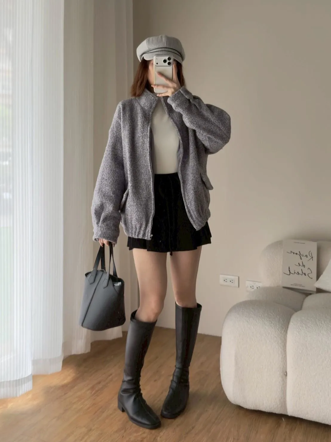 質感毛料面料外套