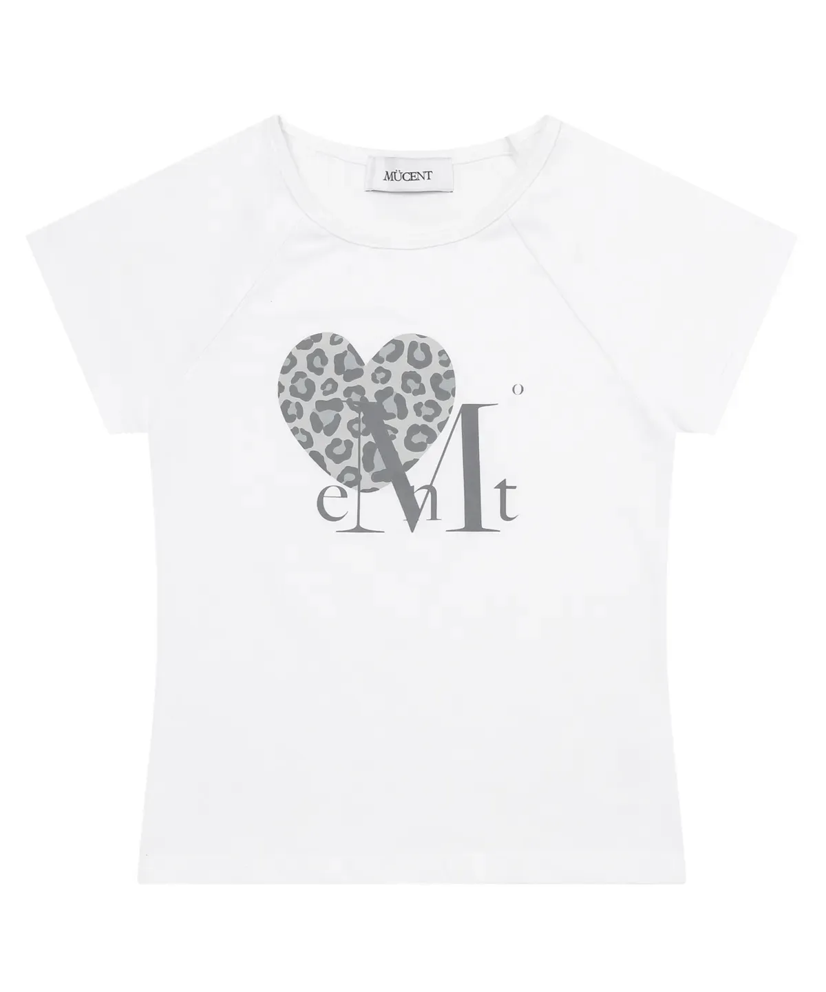【預購】 MUCENT SIERRA LEOPARD HEART HALF T UNISEX 豹紋愛心 男女同款 情侶 上衣