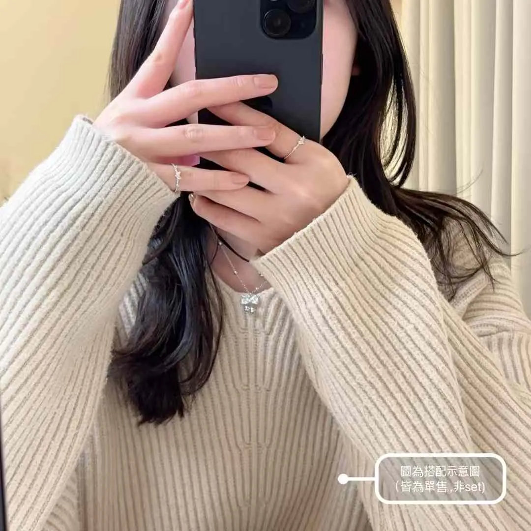 直播爆款-愛心閃鑽細戒（合金）