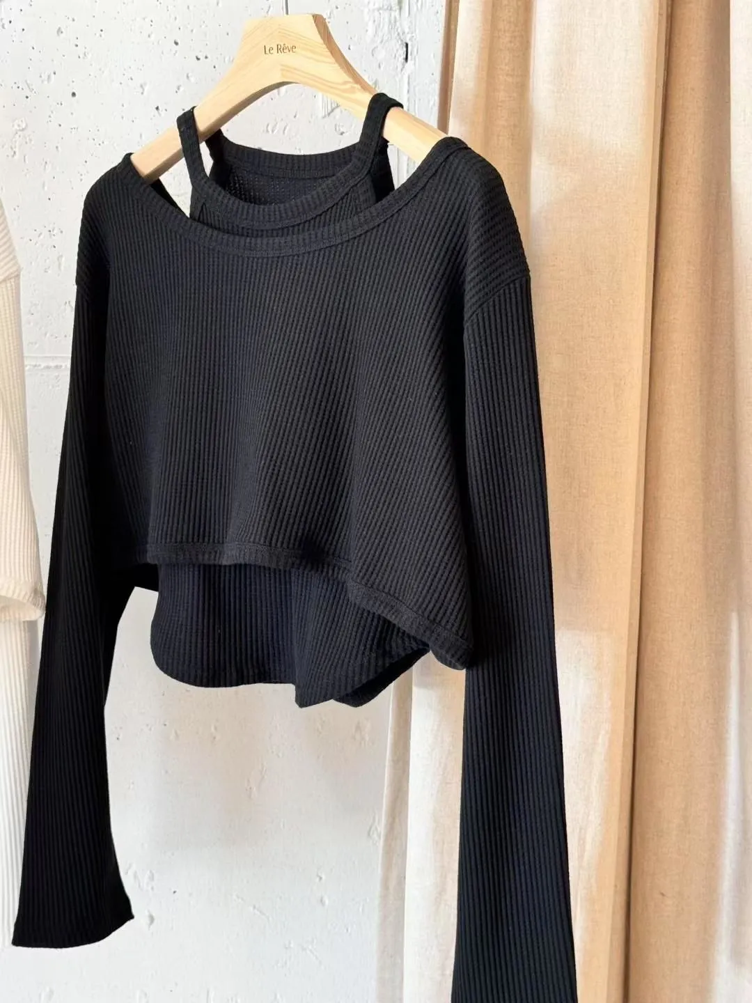 正韓華夫格短板外套