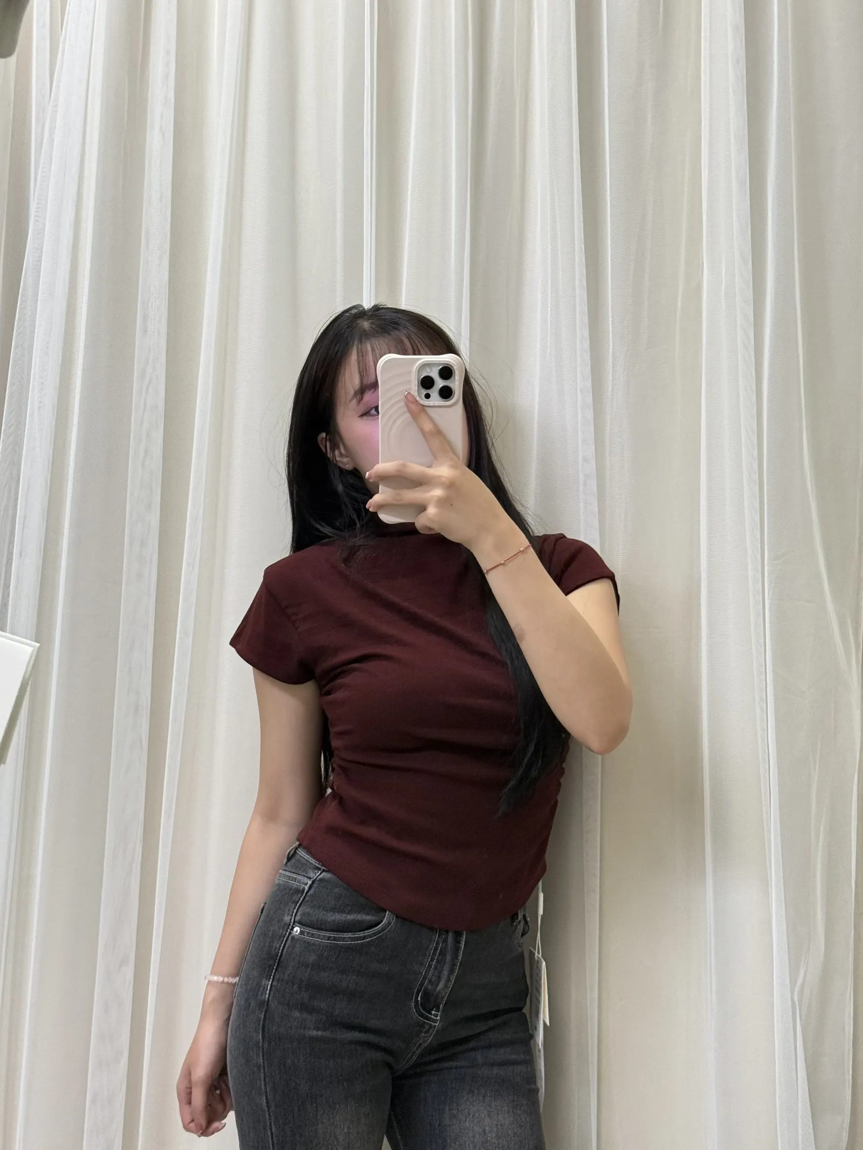 半高領超美體態短袖T