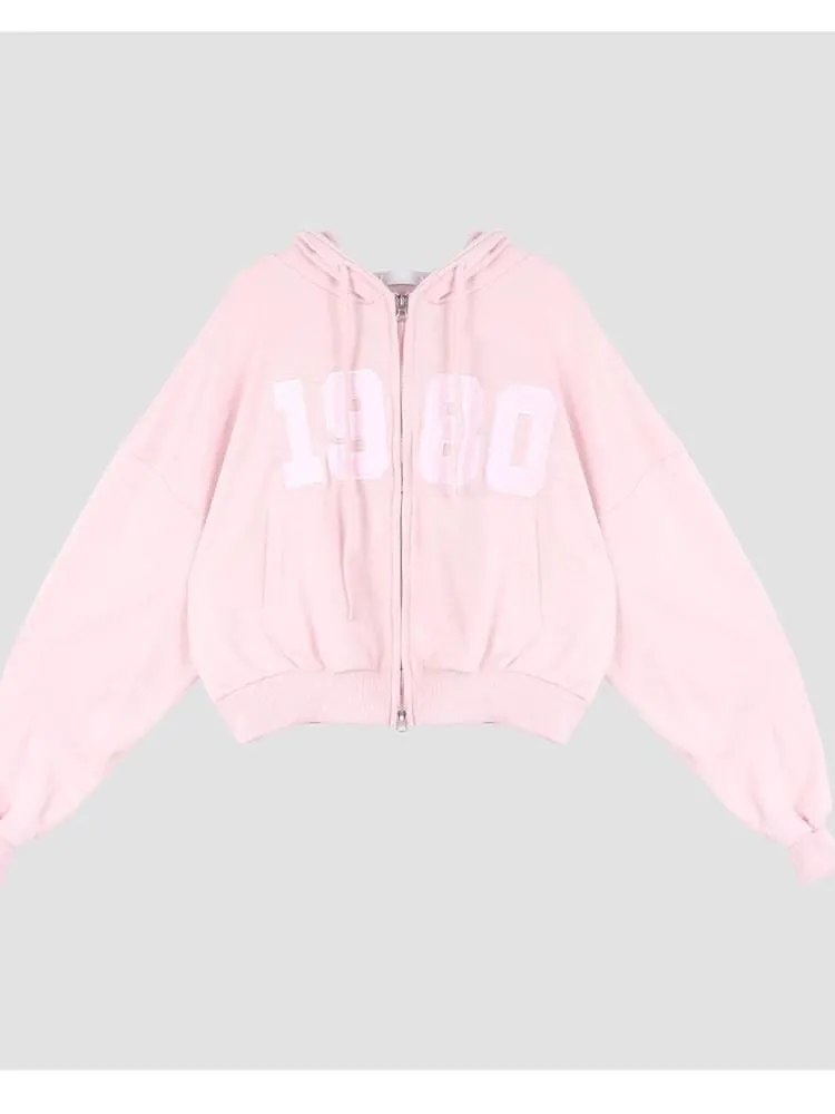 正韓1980連帽寬鬆版外套