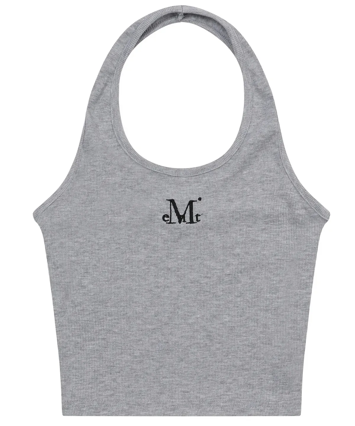 【預購】 MUCENT CAFRI HALTER NECK SLIM SLEEVELESS 刺繡 掛脖 背心