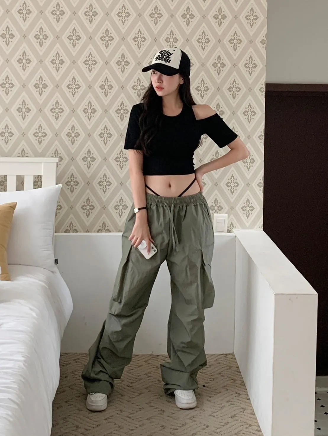 正韓層疊假內搭褲貼臀低腰性感內褲