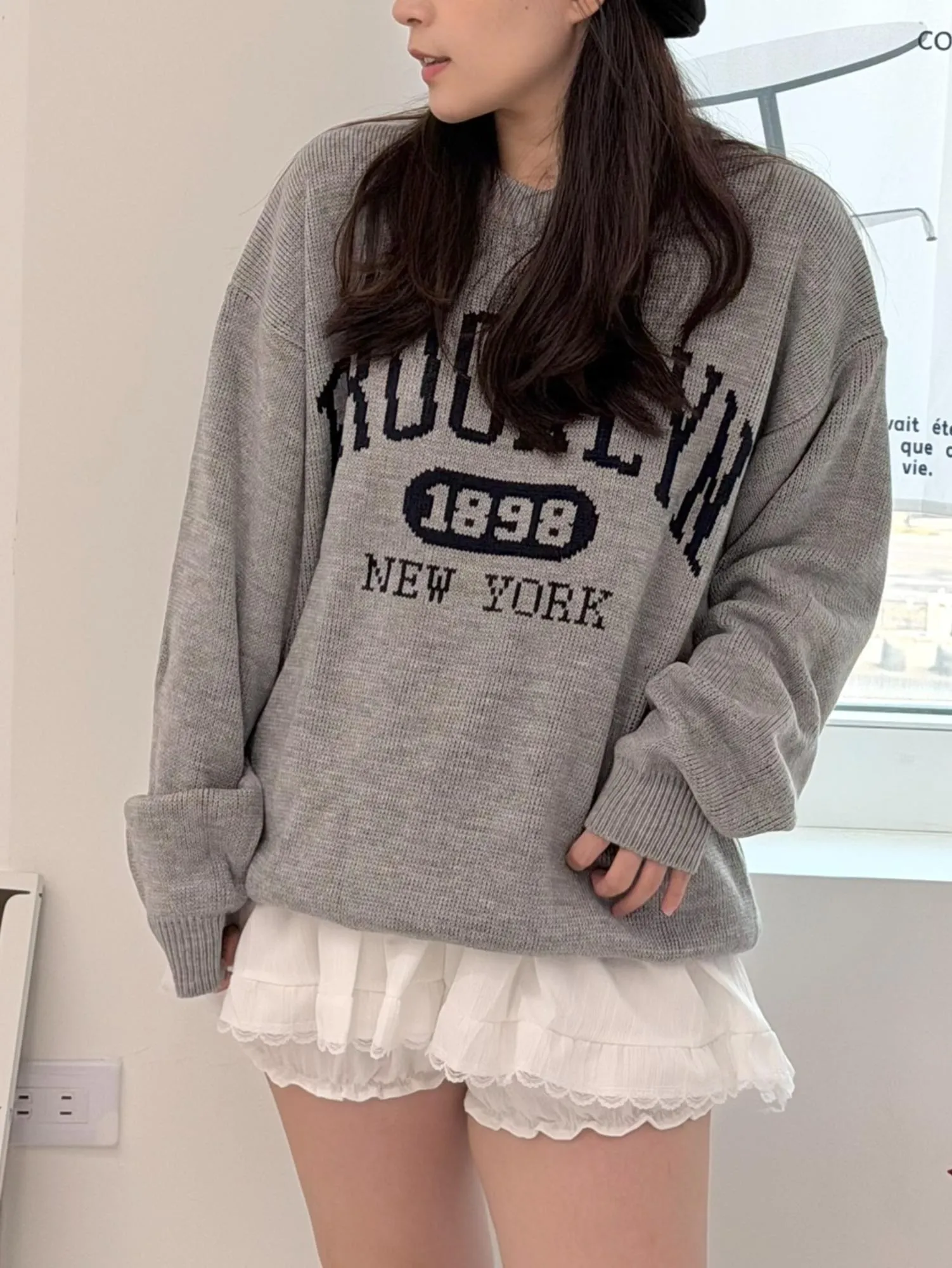 蕾絲顯瘦蛋糕裙