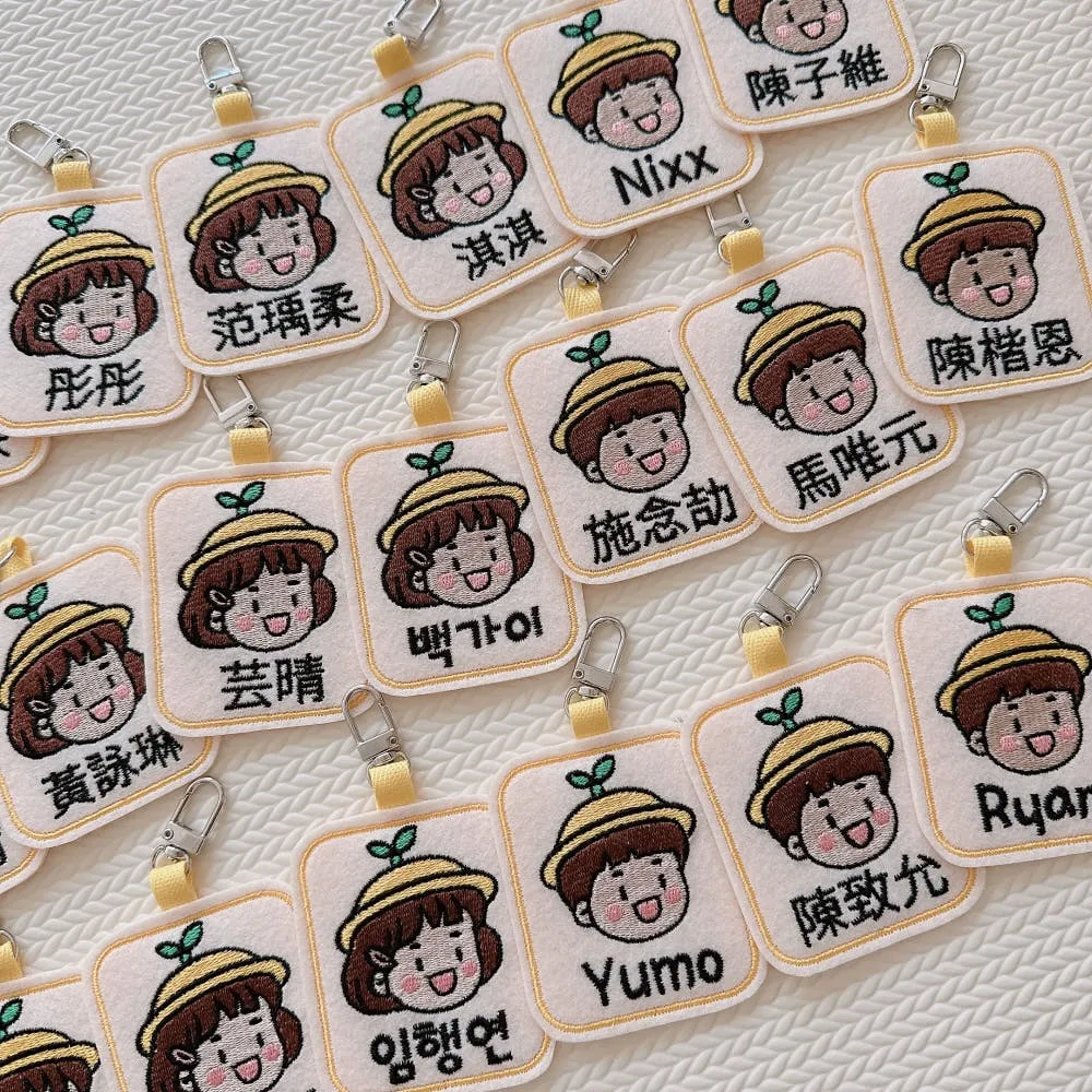 韓國客製化-正韓幼兒園寶寶姓名吊牌