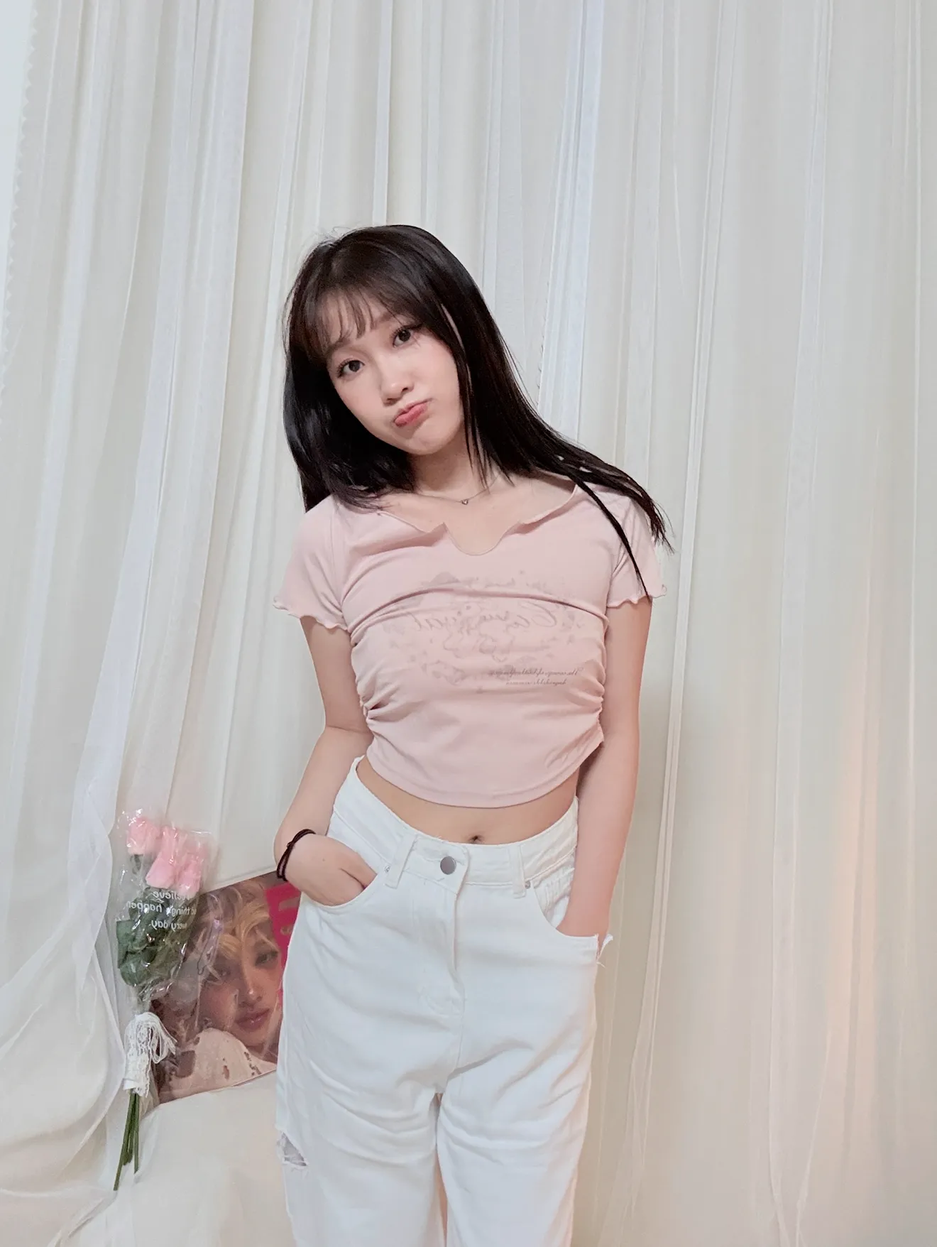 Y2K風-愛心小羊甜辣風上衣