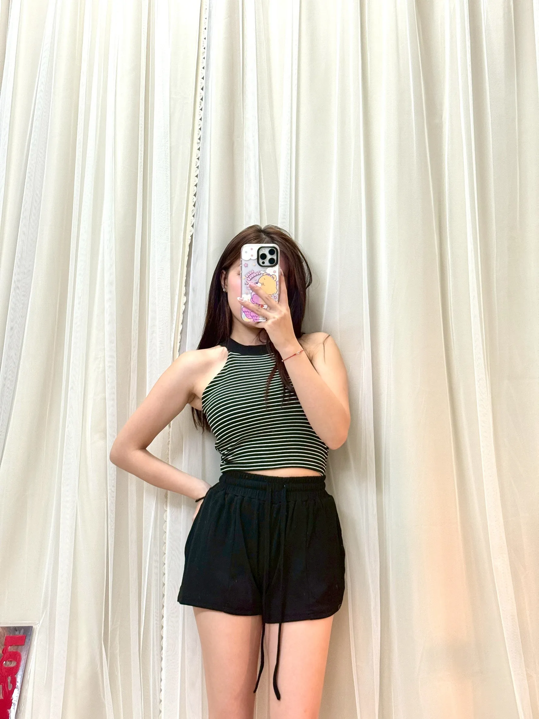 溫柔氣質-顯瘦日常自訂條紋套裝