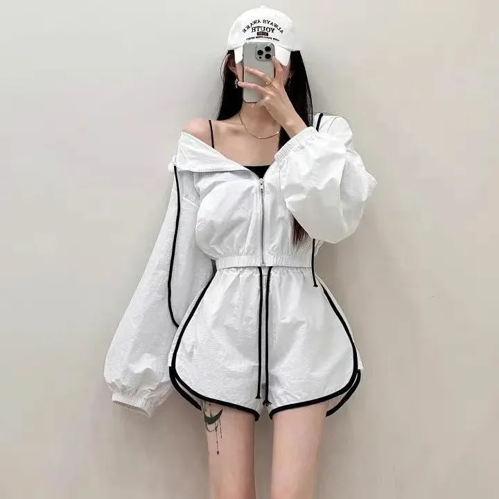 正韓休閒風線條套裝