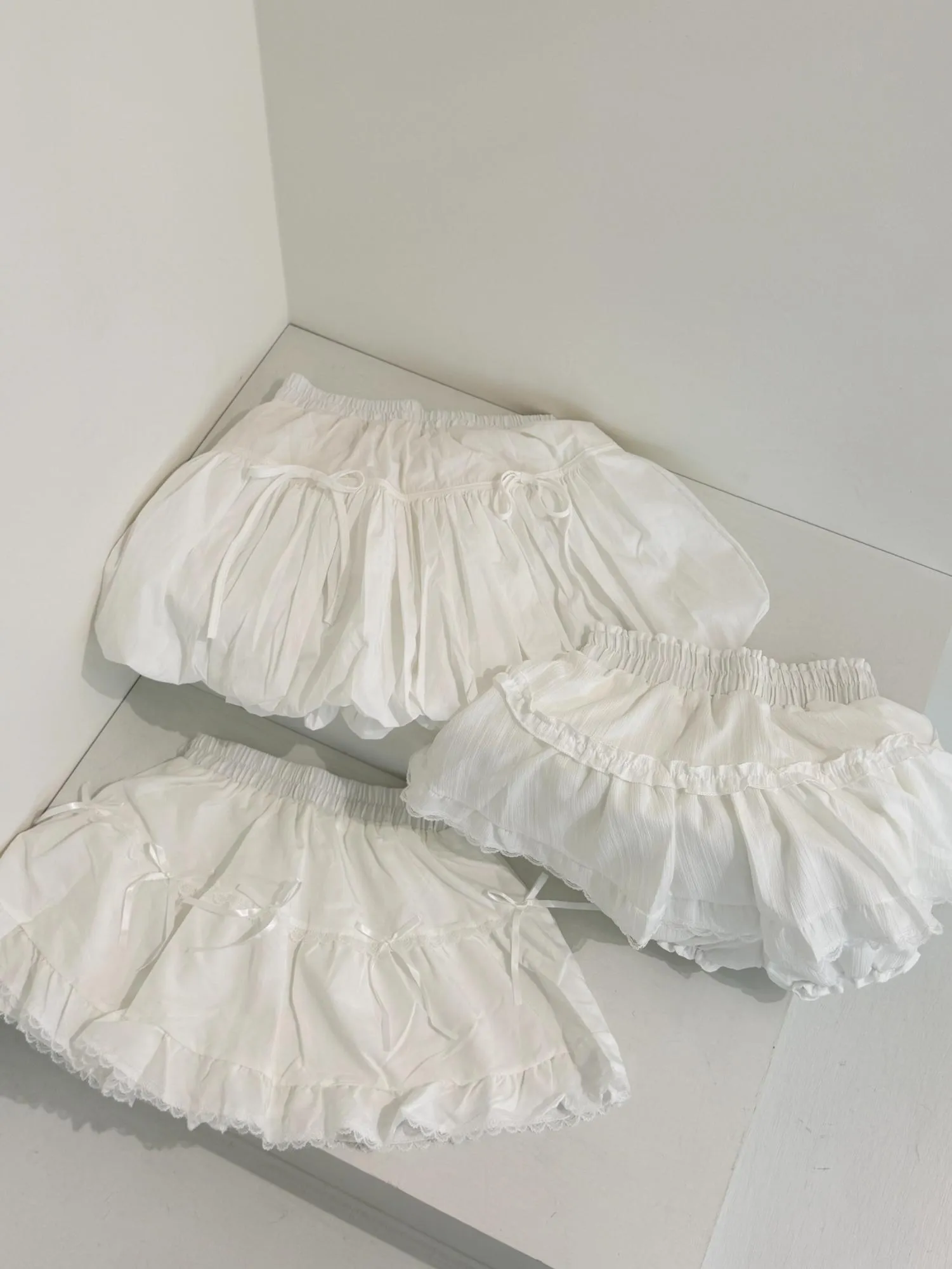 蕾絲顯瘦蛋糕裙