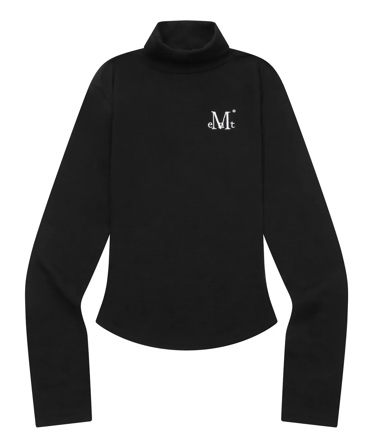 【預購】 MUCENT DELORA TURTLE NECK T 立領 刺繡內搭 打底上衣