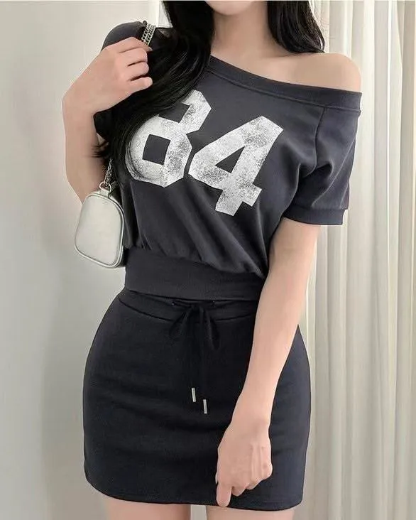 正韓可拉一字領美式上衣