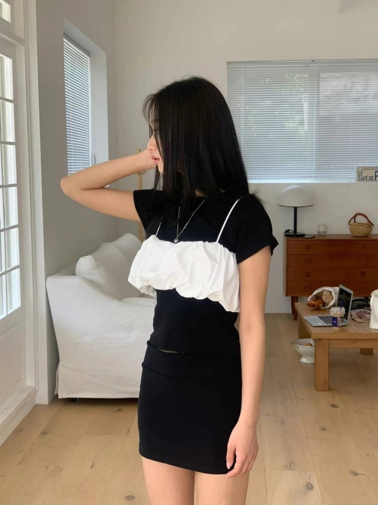 正韓泡泡袖短版外罩