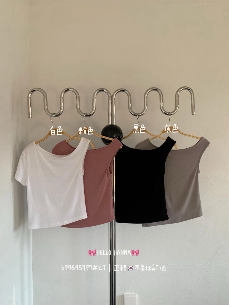 正韓不對稱T恤