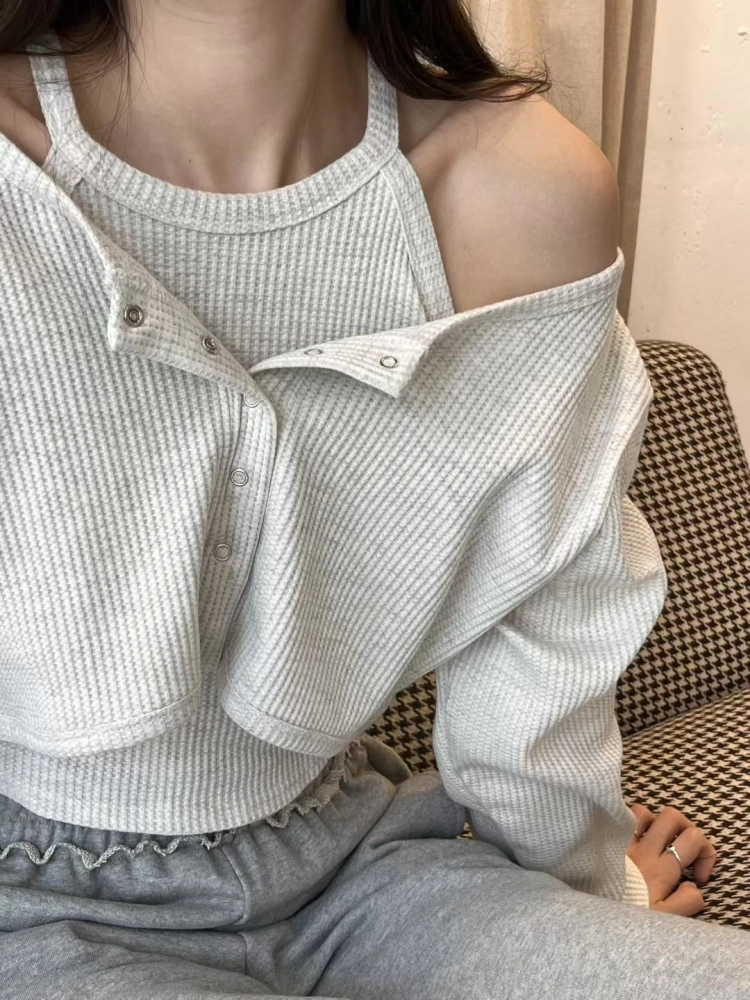 正韓華夫格短板外套